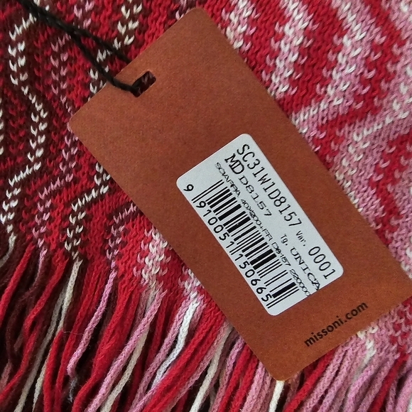 Missoni Sciappa Scarf Wool Blend made in Italy NWT - Picture 12 of 13